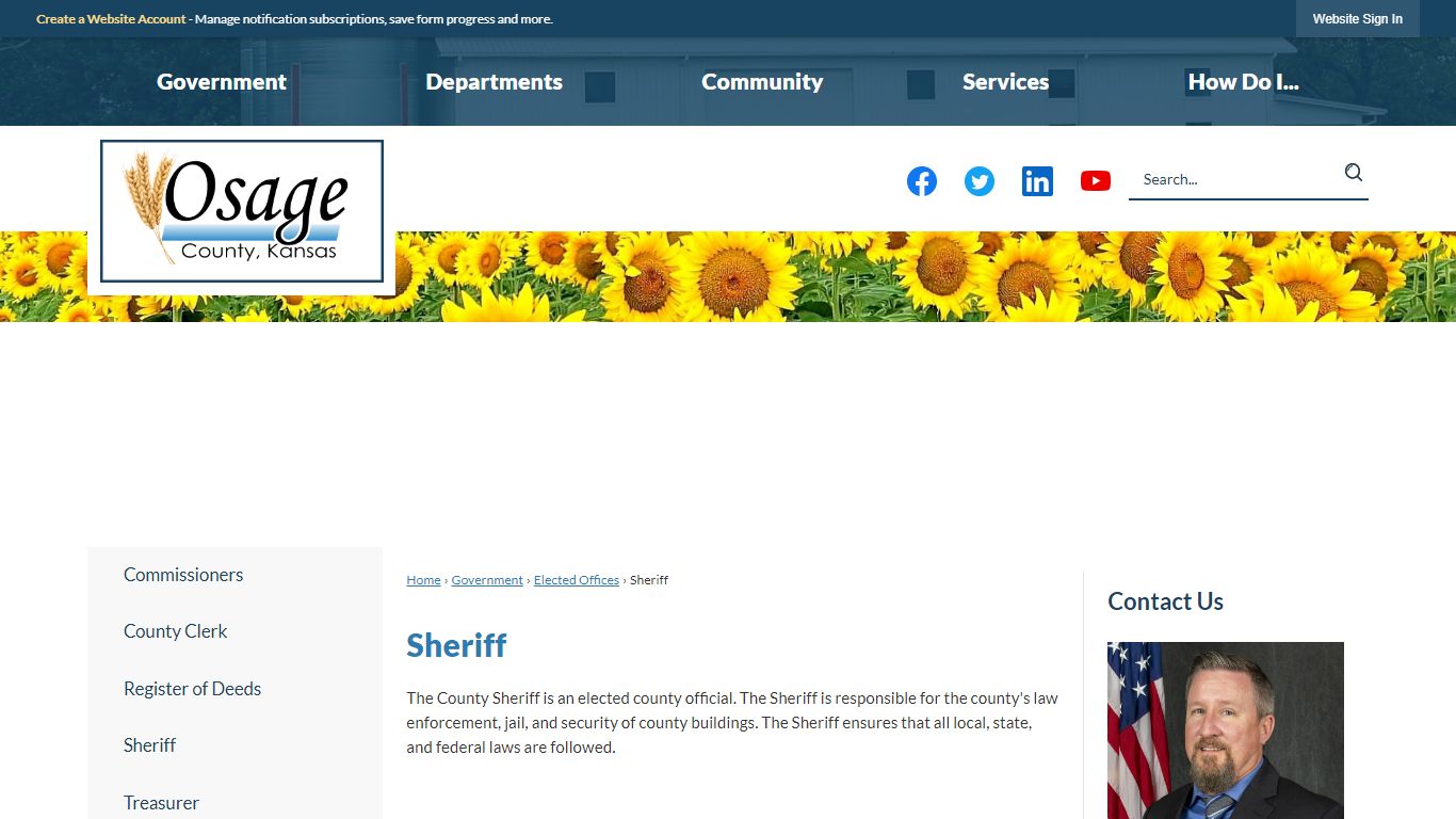 Sheriff | Osage County, KS